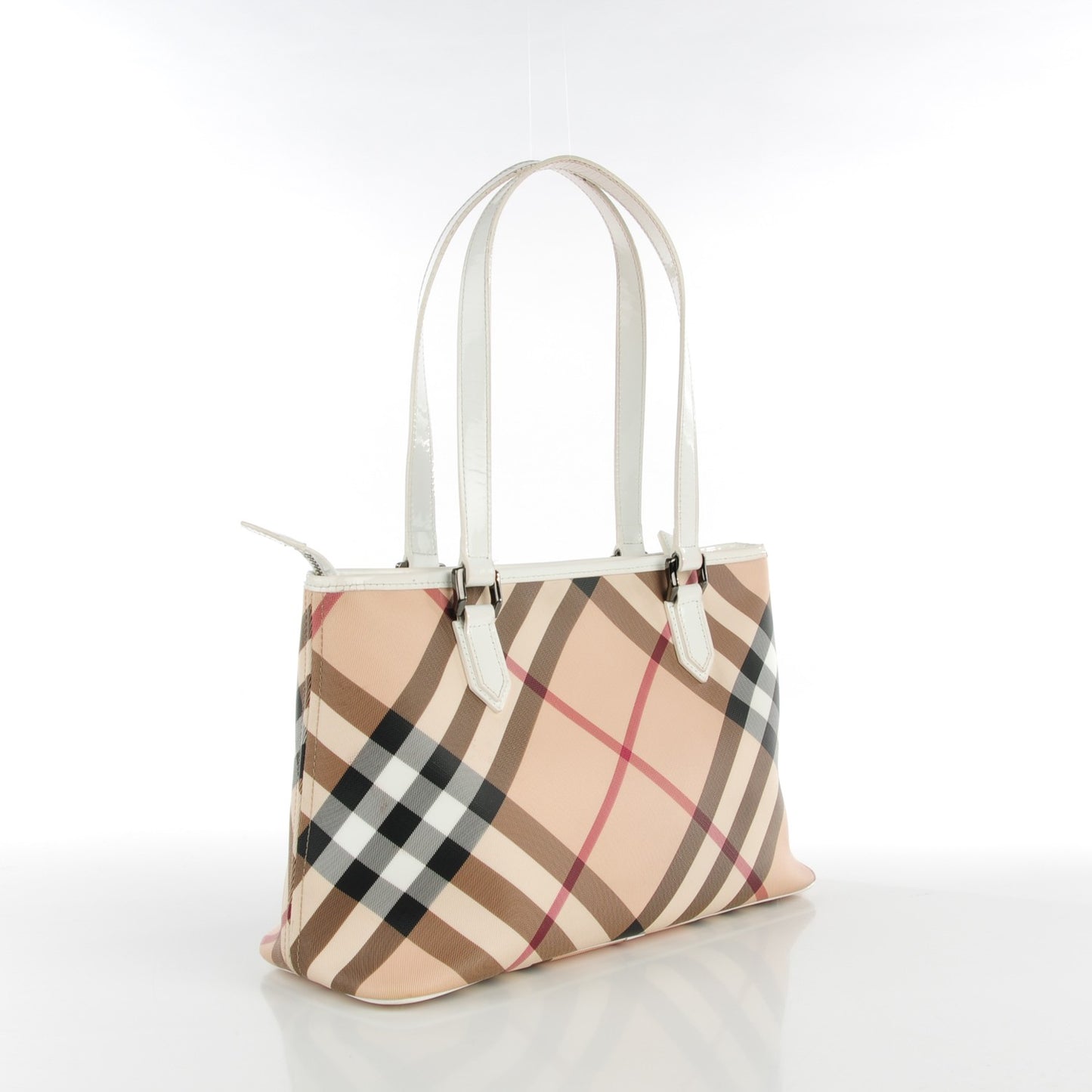 Supernova Check Regent Tote White