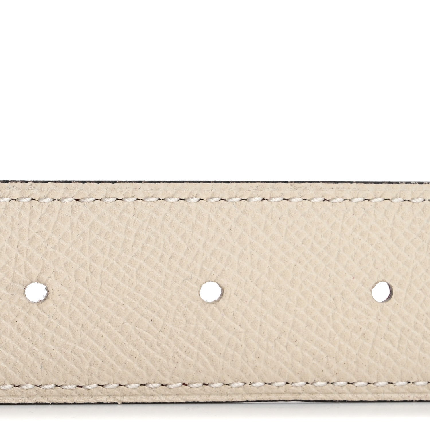 Hermes Epsom Swift 24mm Collier De Chien CDC Belt 75 30 Craie Rouge Grenat 5 of 8