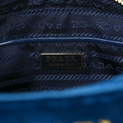 Prada Velluto Zip Top Chain Shoulder Bag 5 of 7