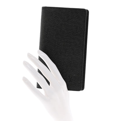 Louis Vuitton Taiga Pocket Agenda Cover Black 2 of 6