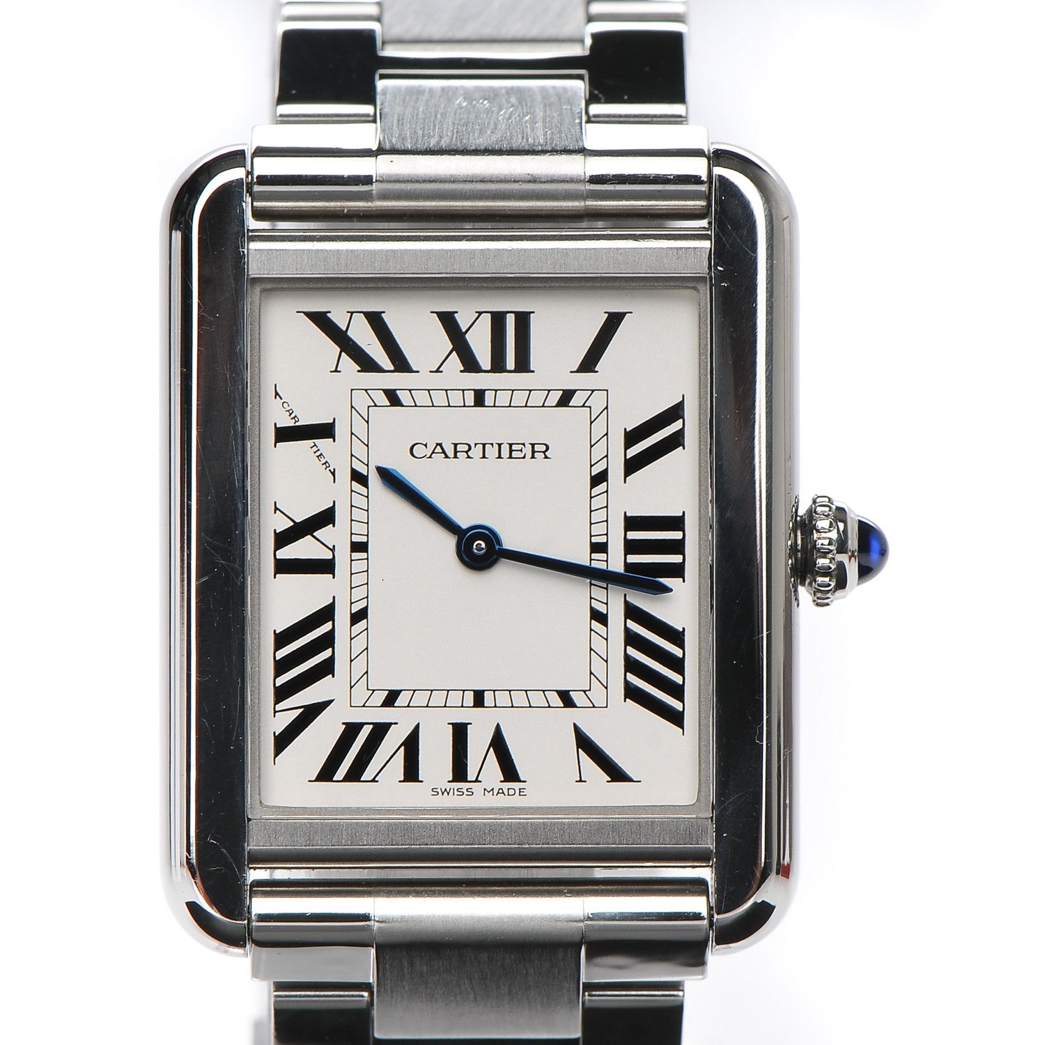 Cartier Stainless Steel 24mm Tank Solo Quartz Watch 6 of 13