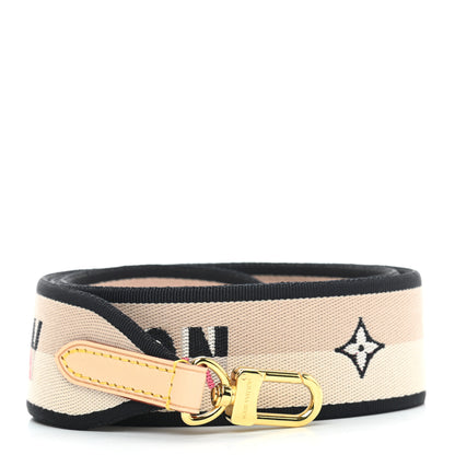 Louis Vuitton Jacquard Speedy Bandouliere 20 Shoulder Strap Black 1 of 4