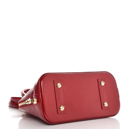Louis Vuitton Vernis Alma BB Pomme D'Amour 5 of 8