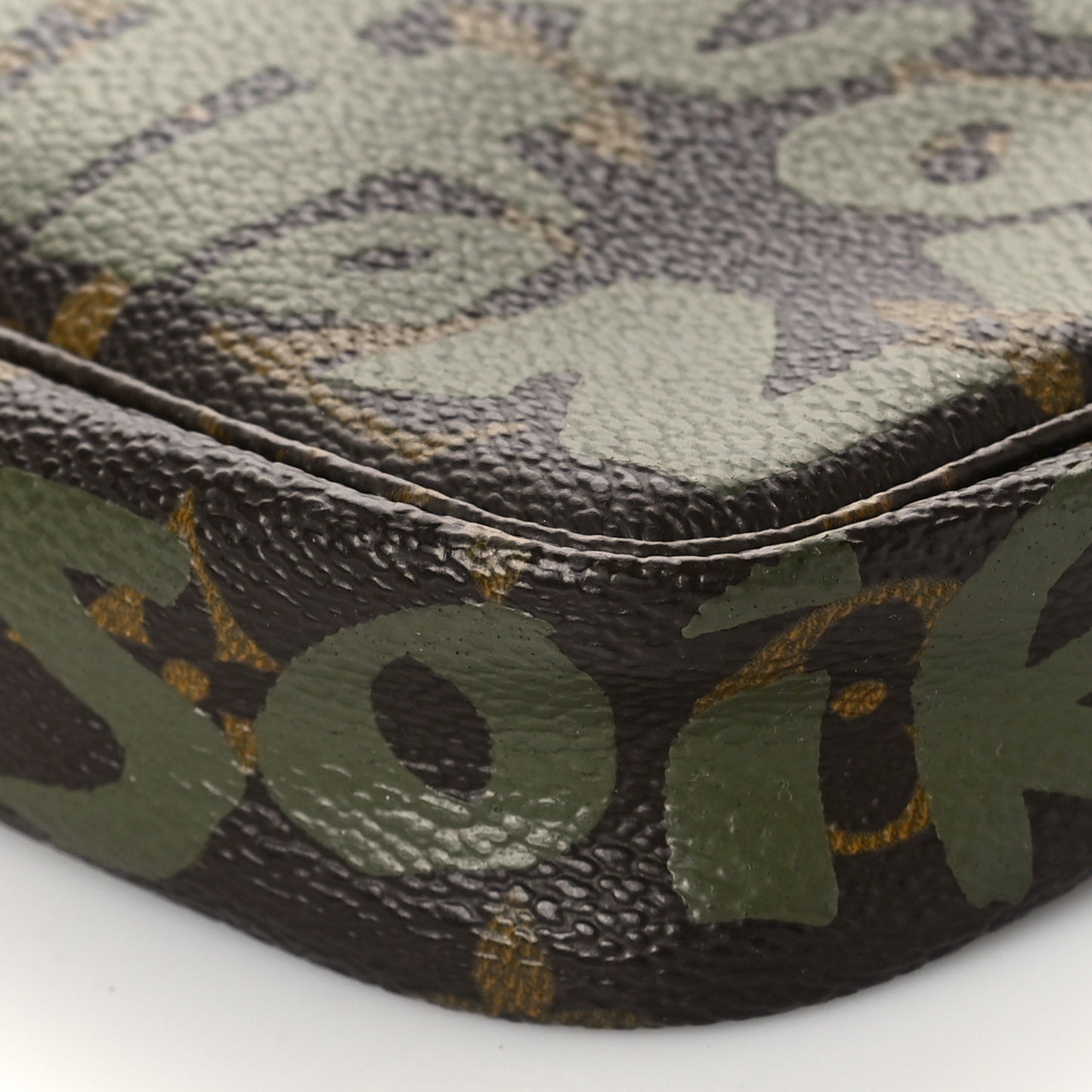Monogram Graffiti Pochette Accessories Kaki