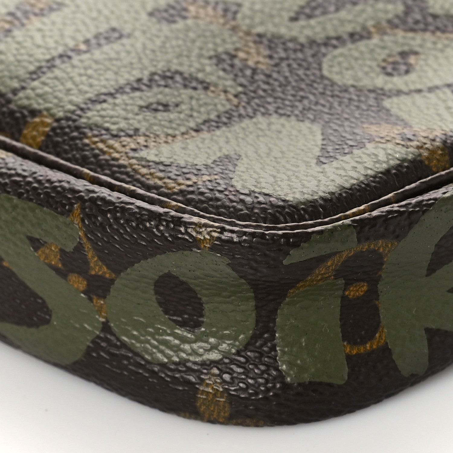 Louis Vuitton Monogram Graffiti Pochette Accessories Kaki 8 of 8