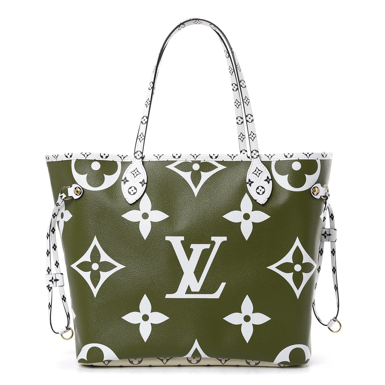 Louis Vuitton Monogram Giant Neverfull MM Kaki 1 of 10