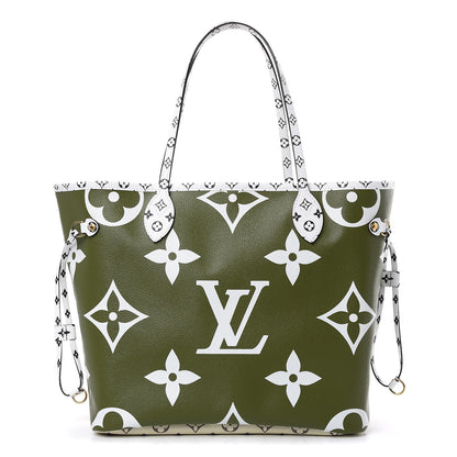 Louis Vuitton Monogram Giant Neverfull MM Kaki 1 of 10