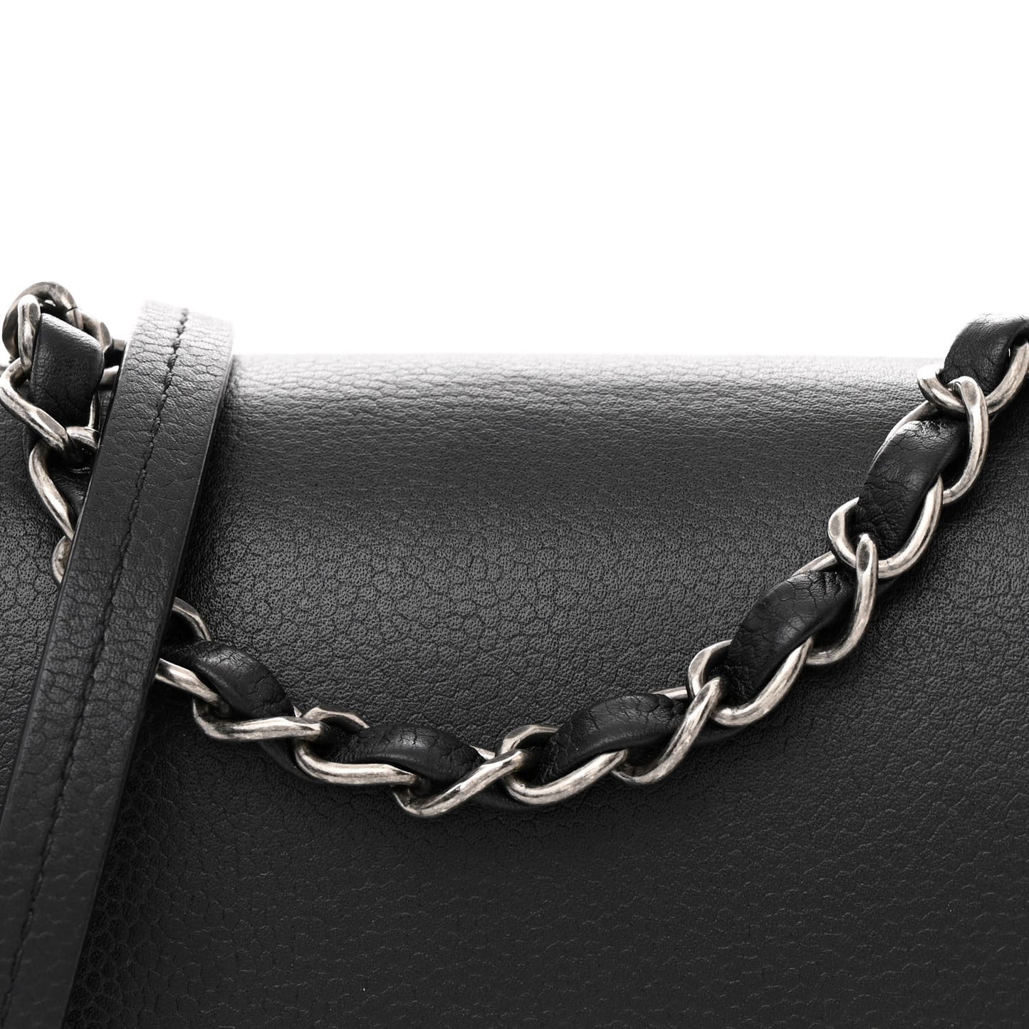 Caviar All About Flap Bag Black