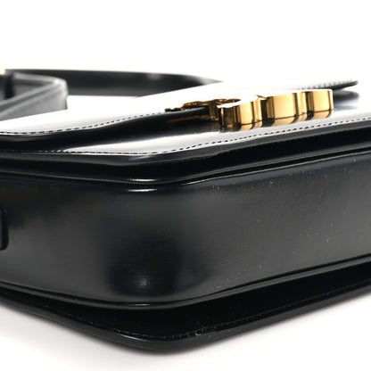 Celine Shiny Calfskin Teen Triomphe Black 8 of 10