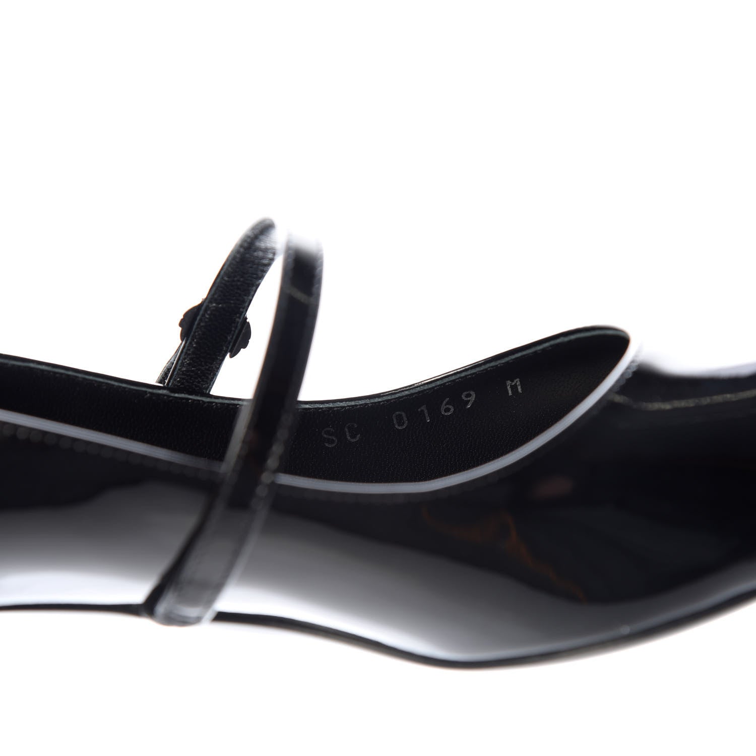 Louis Vuitton Patent Uniformes Silhouette Pumps 37.5 Black 9 of 10