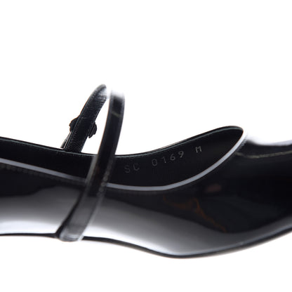 Louis Vuitton Patent Uniformes Silhouette Pumps 37.5 Black 9 of 10
