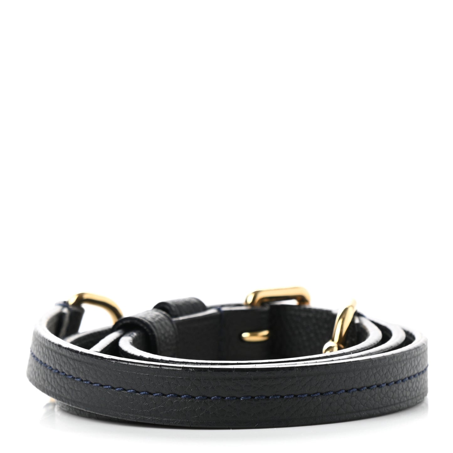 Calfskin 16mm Adjustable Shoulder Strap Black