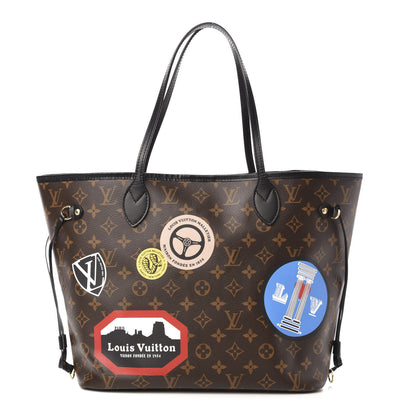 Louis Vuitton Monogram World Tour Neverfull MM 3 of 13
