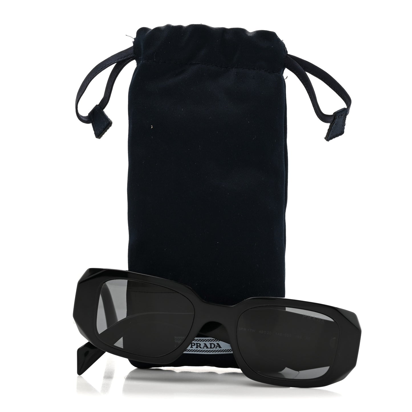 Acetate Symbole Sunglasses SPR 17W Black