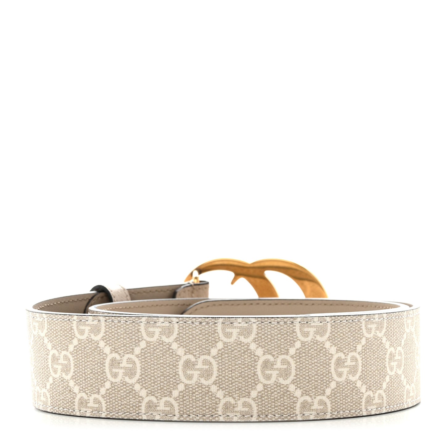 Calfskin Double G 40mm Belt 80 32 Mystic White