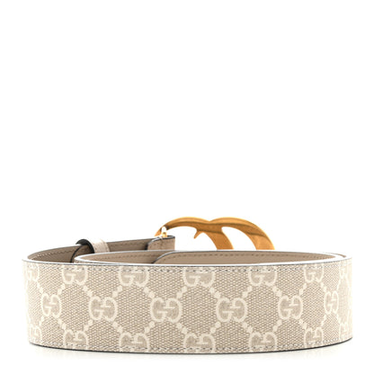 Gucci Calfskin Double G 40mm Belt 80 32 Mystic White 2 of 5
