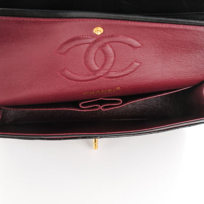 Chanel Lambskin Quilted Medium Double Flap Black 5 of 11