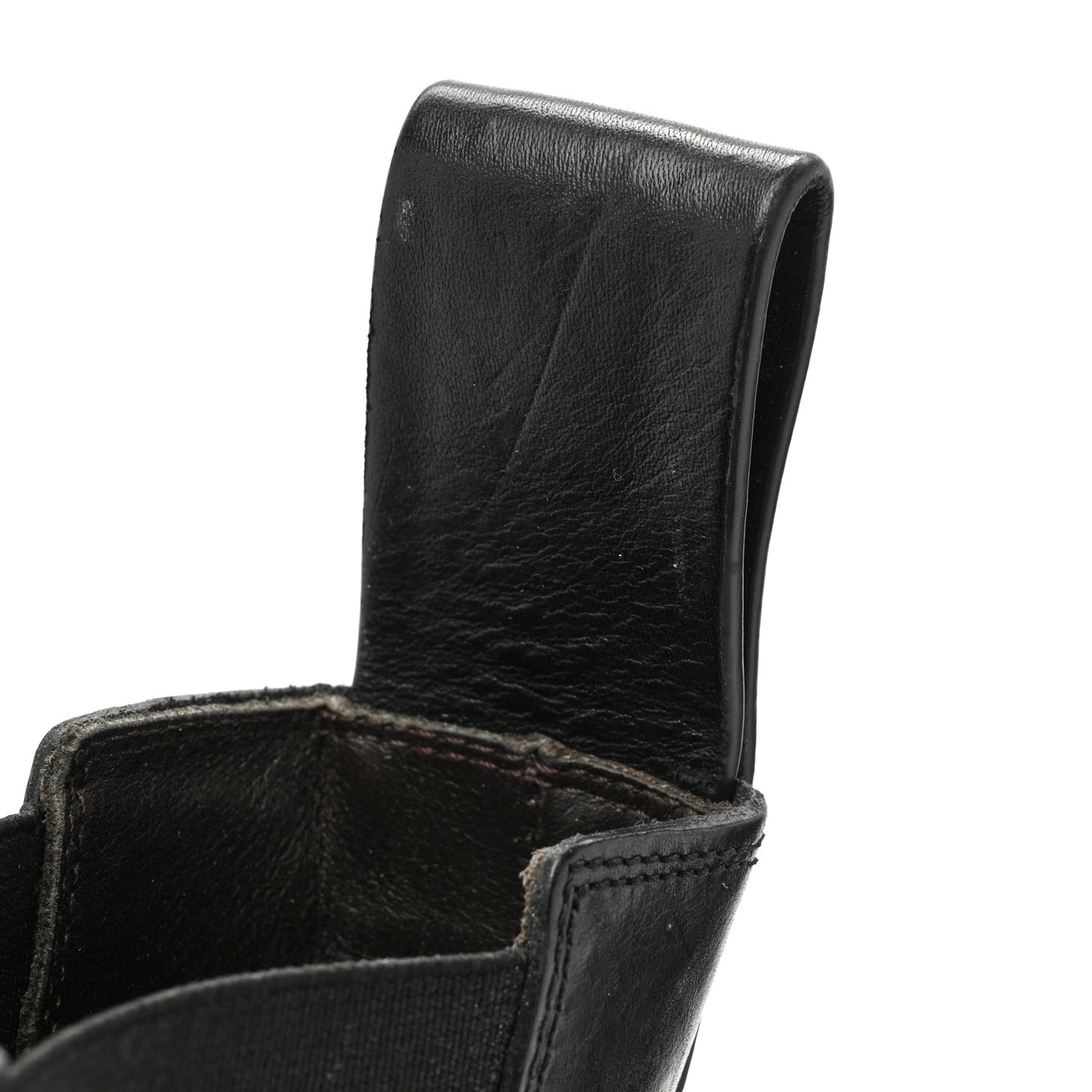 Calfskin Mens The Tire Chelsea Boots 42 Black Blaster