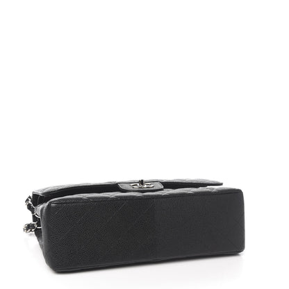 Chanel Caviar Quilted Jumbo Double Flap Black 4 of 16