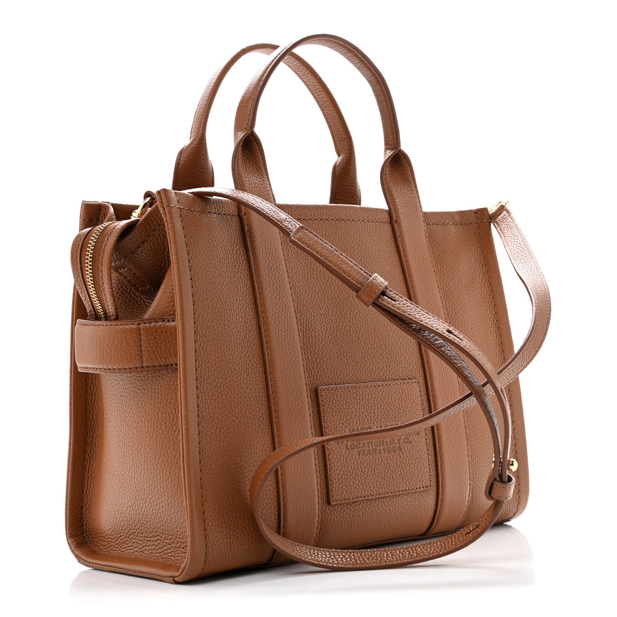 Marc Jacobs Grained Calfskin Medium The Tote Bag Argan Oil 3 of 12
