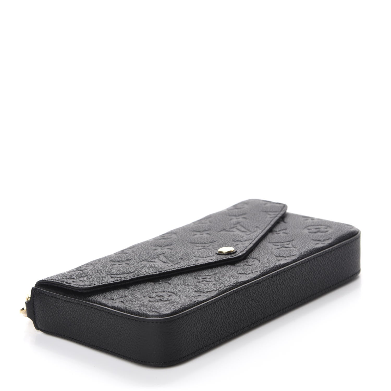 Louis Vuitton Empreinte Pochette Felicie Chain Wallet Black 4 of 11