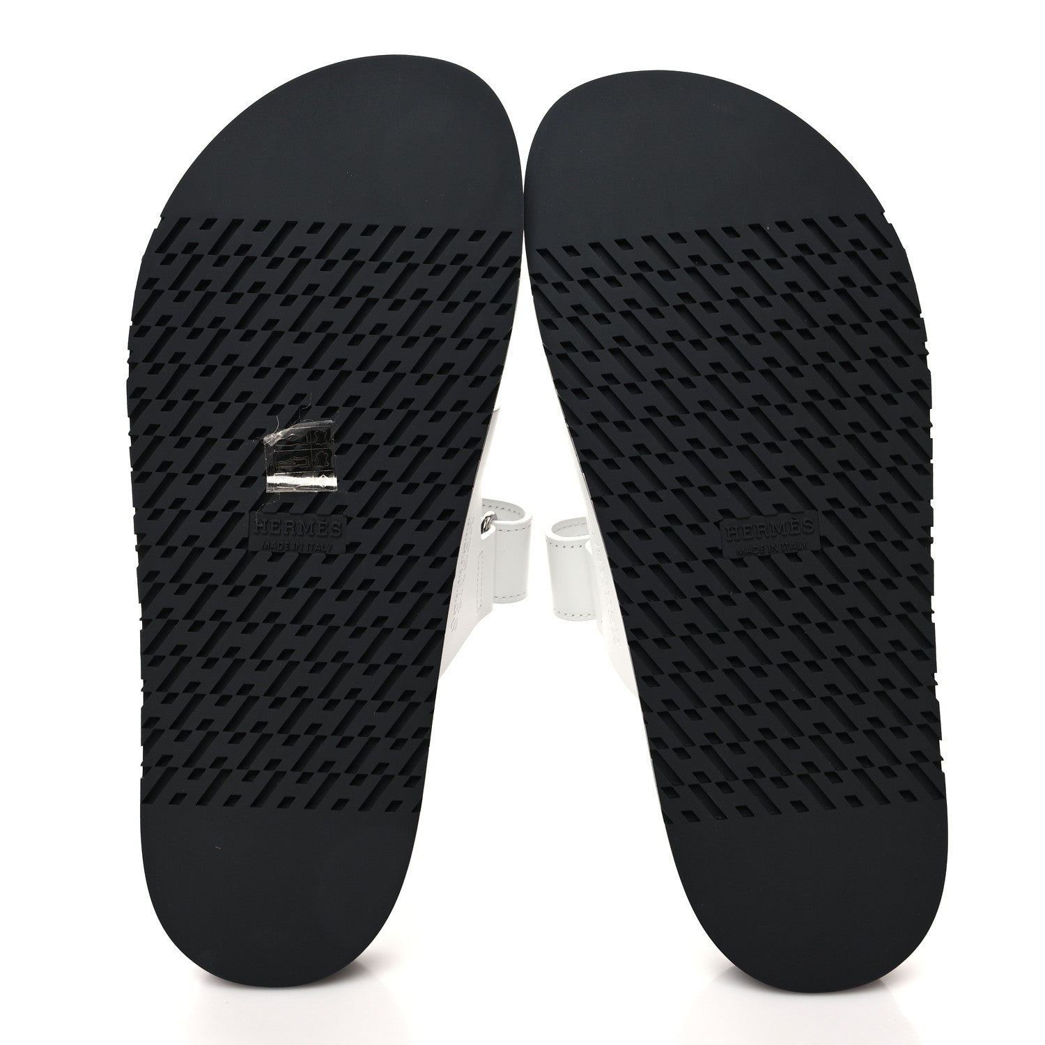 Hermes Calfskin Womens Chypre Sandals 39 White 5 of 8