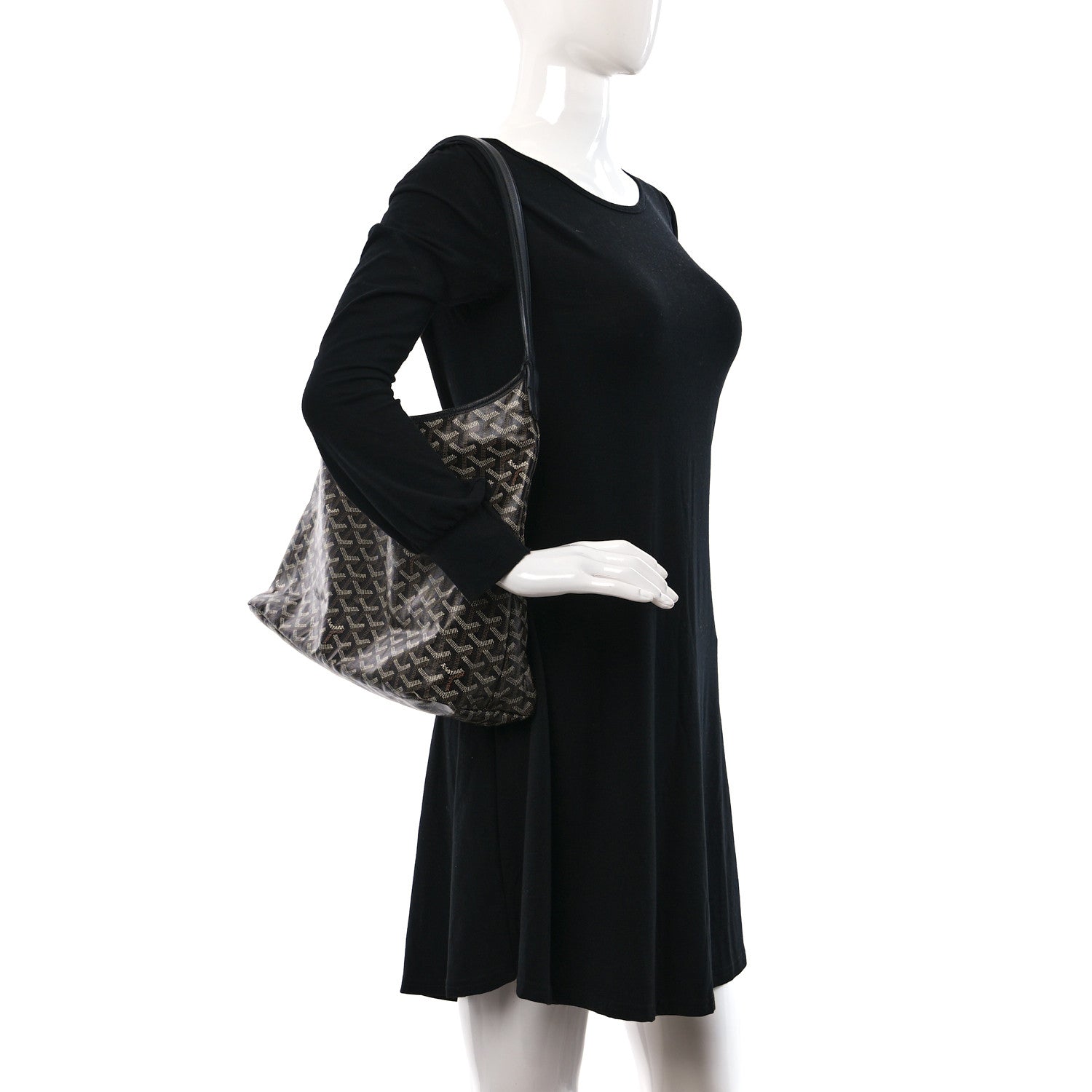 Goyard Goyardine Boheme Hobo Black 2 of 9