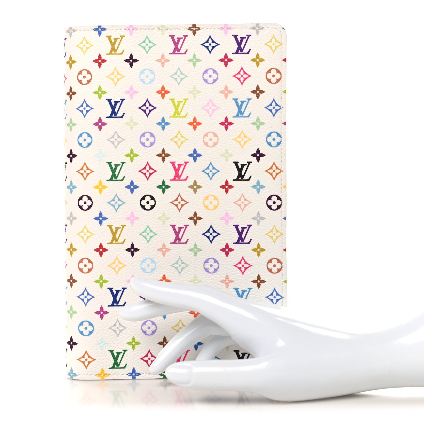 LV X TM Monogram Multicolor Emily Notebook Cover MM White