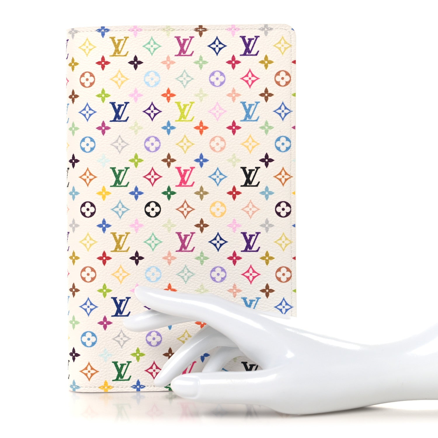 Louis Vuitton LV X TM Monogram Multicolor Emily Notebook Cover MM White 2 of 7