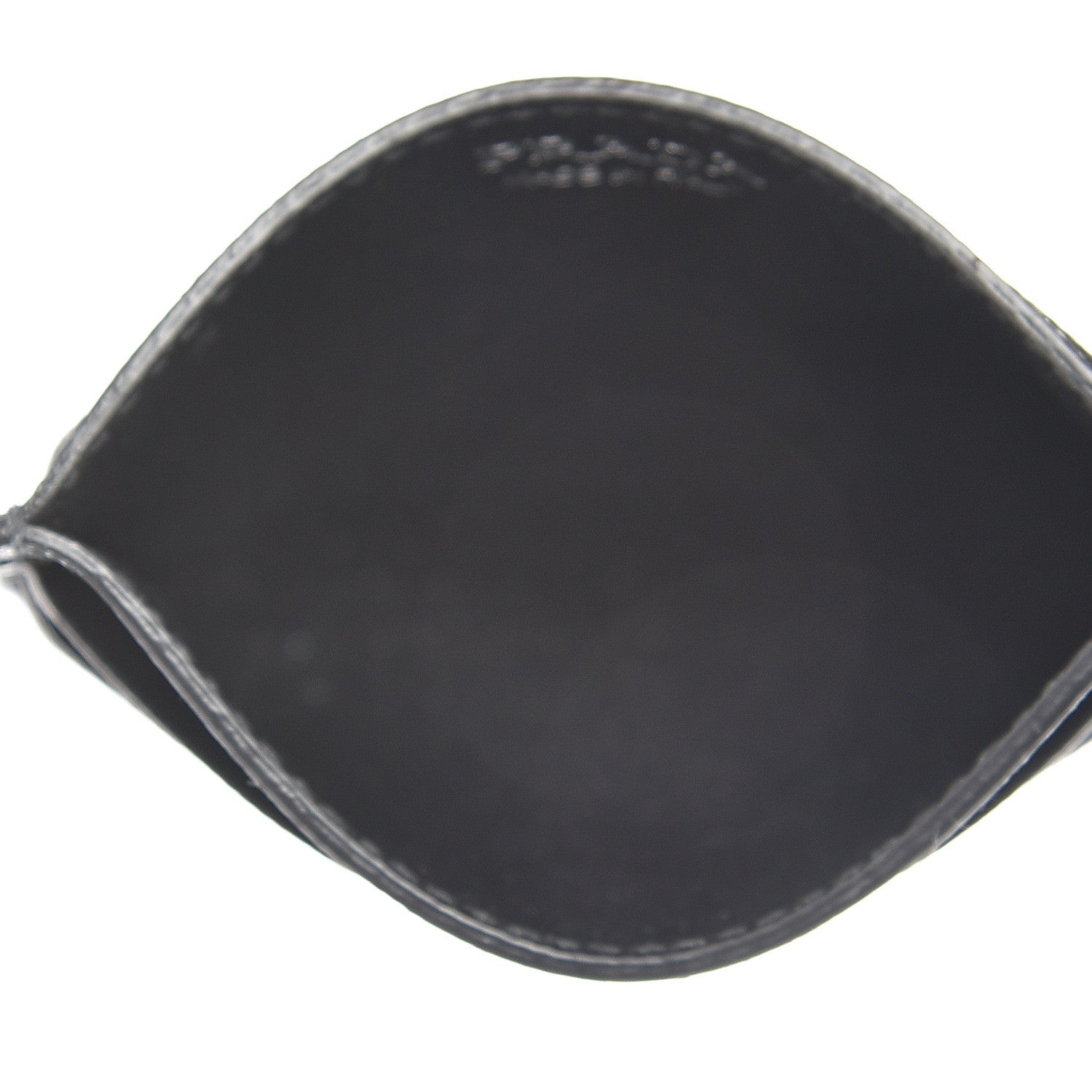 Prada Saffiano Shine Monochrome Card Holder Black 4 of 8