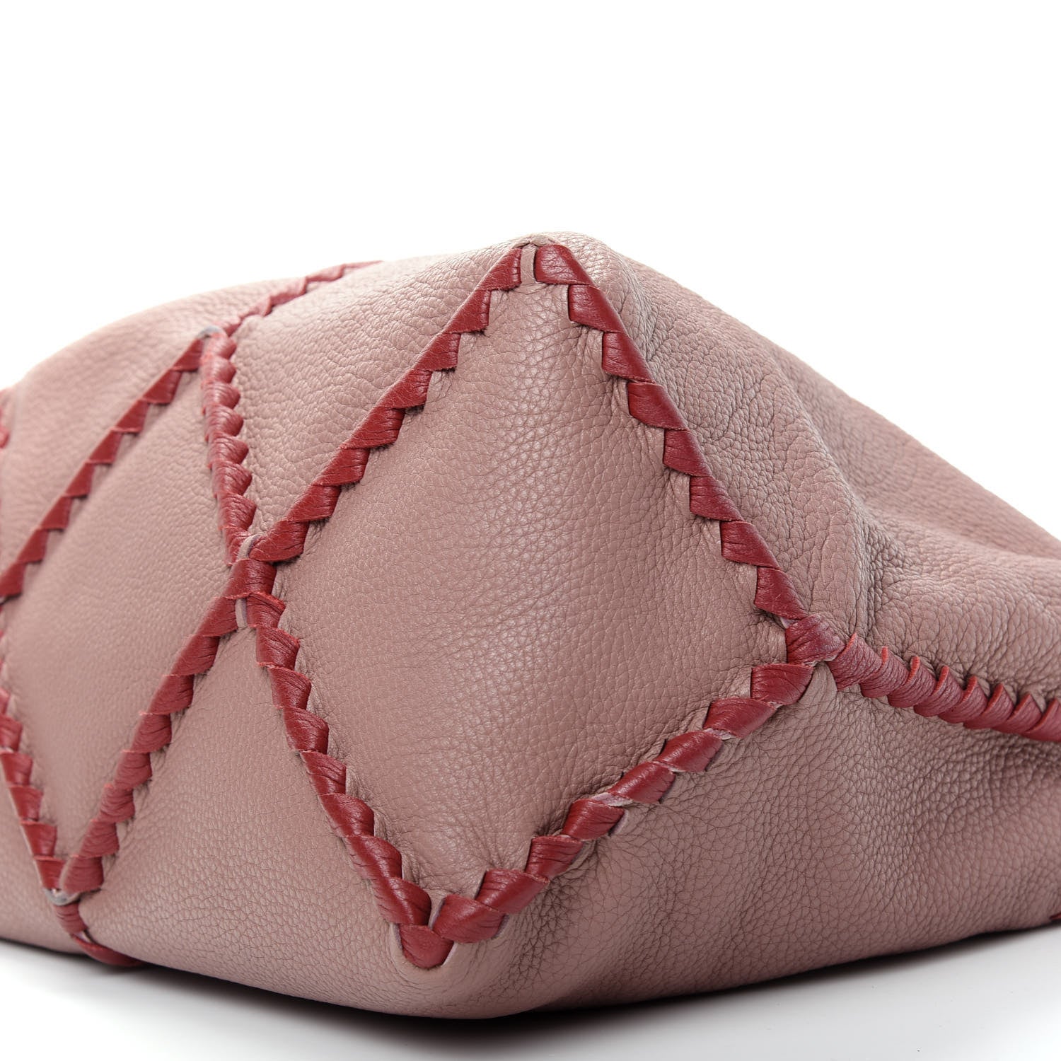 Bottega Veneta Cervo Lavato Deerskin Hobo Deco Rose Baccarra Rose 8 of 13