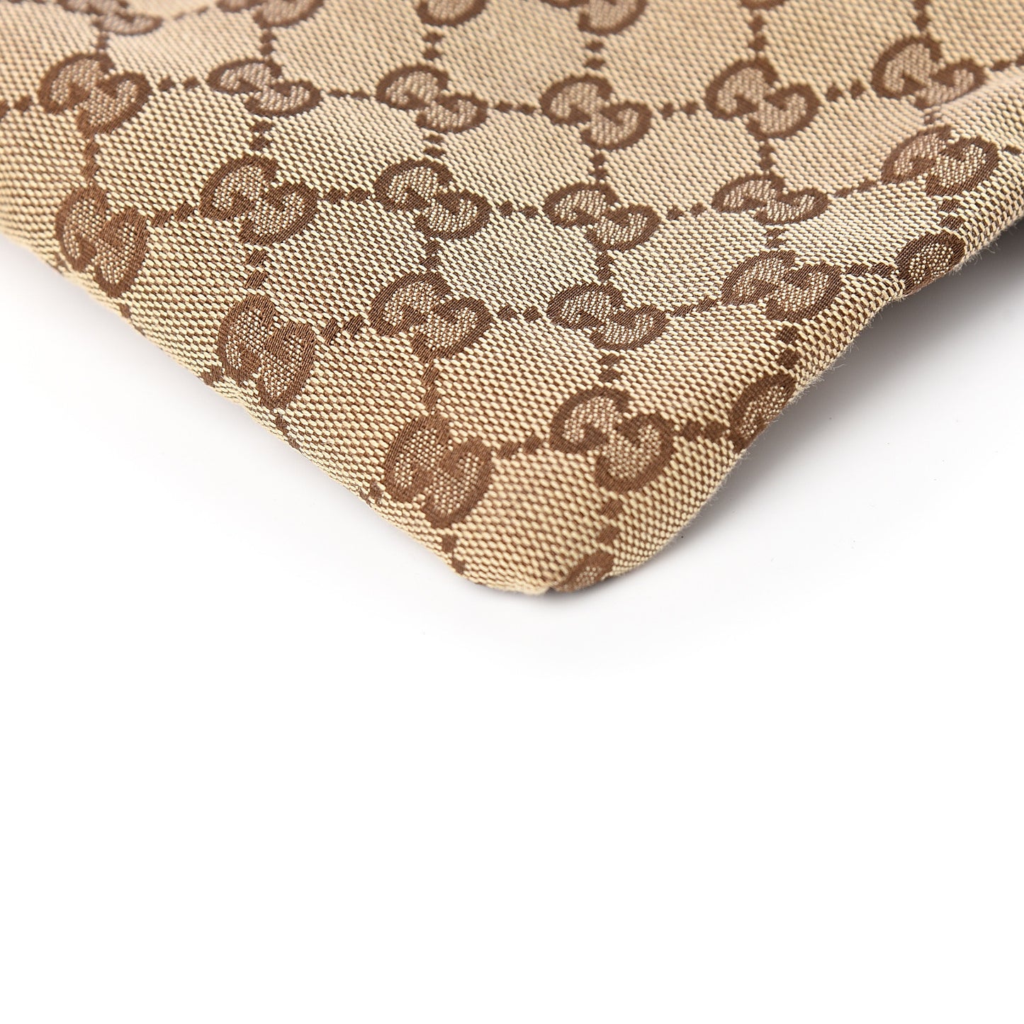 GG Monogram Web Double Pocket Belt Bag Dark Brown