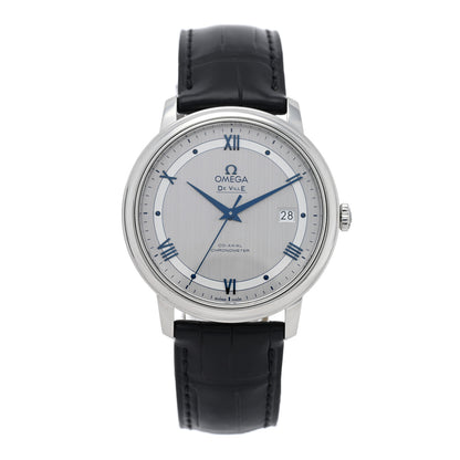 Omega Stainless Steel Alligator 39mm De Ville Automatic Watch 424.13.40.20.02.003 1 of 5
