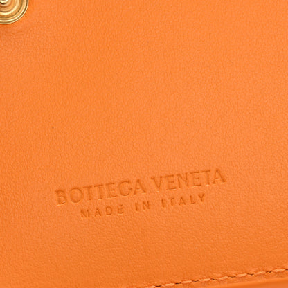 Bottega Veneta Nappa Intrecciato Small Bi-Fold Zip Wallet Tangerine 6 of 10