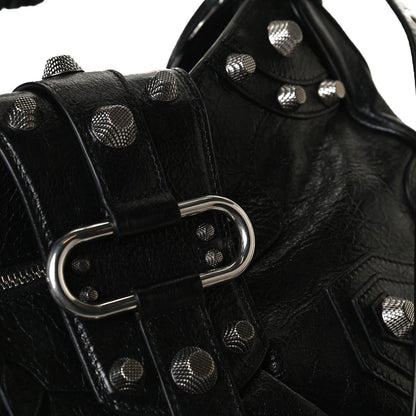 Balenciaga Agneau Arena Medium Le Cagole Shoulder Bag Black 13 of 14