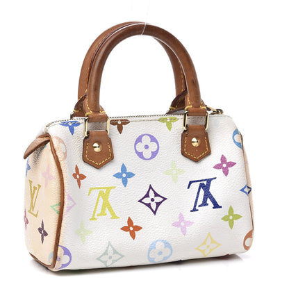 Louis Vuitton Monogram Multicolor Mini Sac HL Speedy White 2 of 8