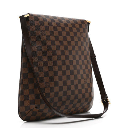 Louis Vuitton Damier Ebene Musette GM 3 of 10