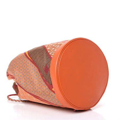 Hermes Silk Evercolor Carre en Cravates Soie Cool Flamingo Pink Deer Brown Orange 3 of 10
