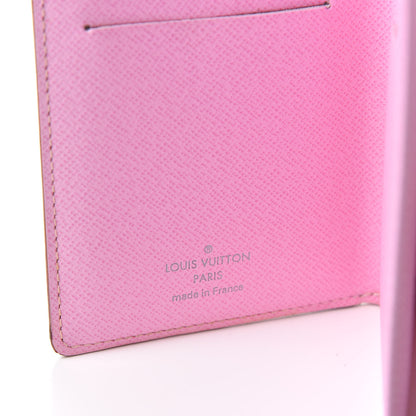 Louis Vuitton Monogram Multicolor Joey Wallet White Litchi 6 of 8