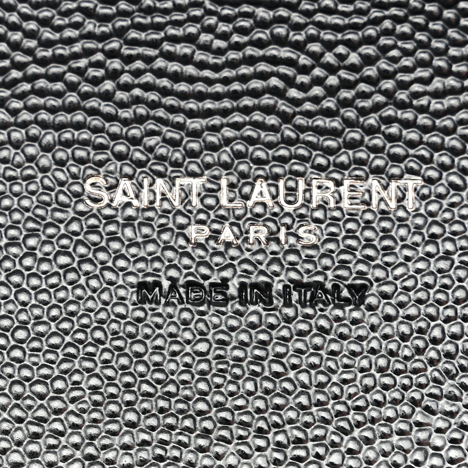 Saint Laurent Grain De Poudre Matelasse Chevron Monogram Monochrome Envelope Clutch Black 17 of 33