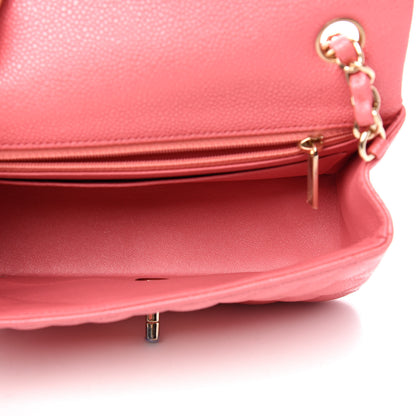 Chanel Iridescent Caviar Quilted Mini Rectangular Flap Dark Pink 5 of 11