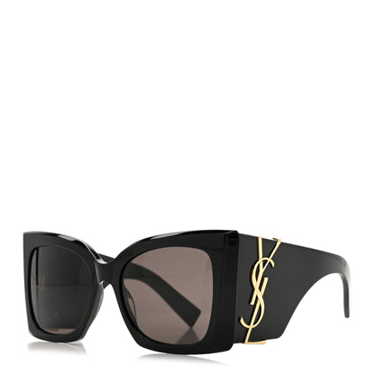 Saint Laurent Acetate Blaze Sunglasses SLM119 Black 1 of 7