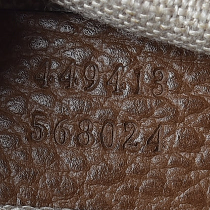 Gucci Monogram Mini Bree Messenger Bag Beige Tabacco 10 of 10