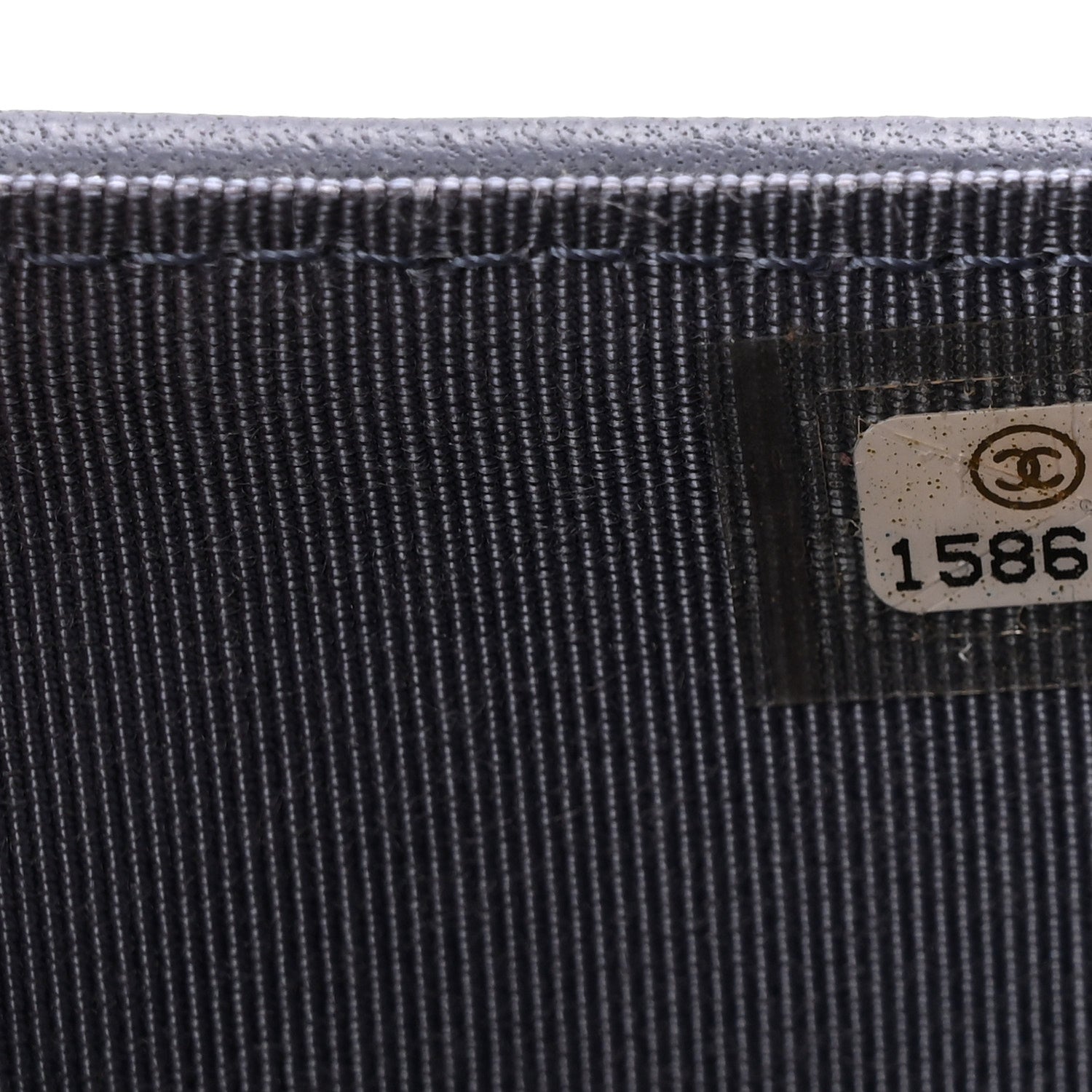 Chanel Lambskin Quilted Yen Wallet Blue 8 of 9