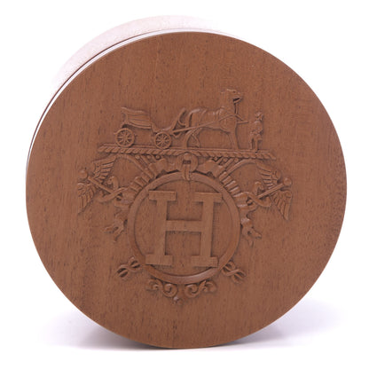 Hermes Mahogany Wood Ex-Libris Twilly Box 1 of 8