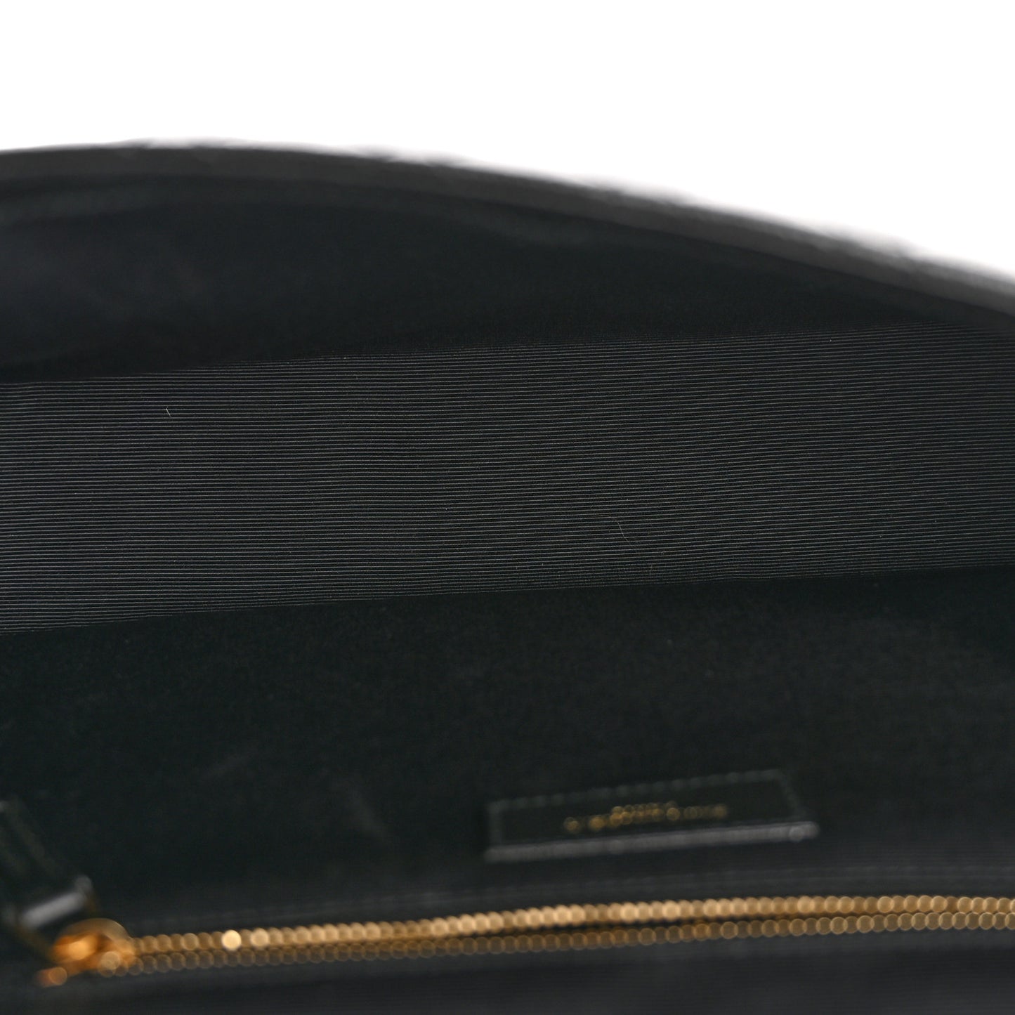 Grain De Poudre Textured Mixed Matelasse Large Triquilt Monogram Satchel Black
