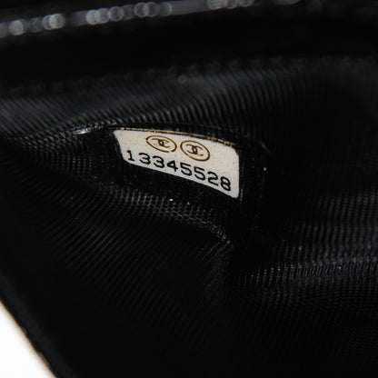 Chanel Patent Calfskin Lucky Symbols Card Holder Case Black 8 of 9