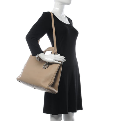 Christian Dior Smooth Calfskin Large Diorissimo Tote Beige 2 of 8