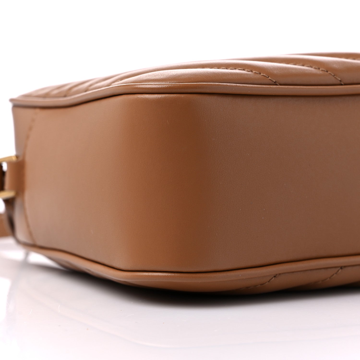 Saint Laurent Calfskin Matelasse Monogram Lou Camera Bag Cinnamon 8 of 10