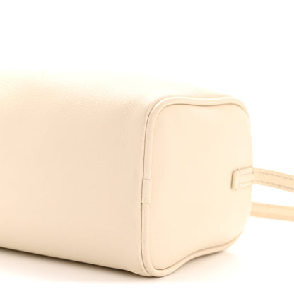 The Row Grained Calfskin 90's Bag Ivory 9 of 11